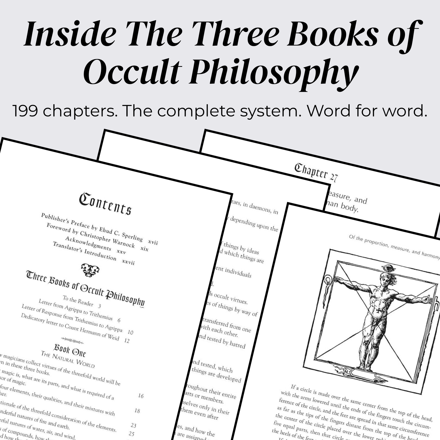 The Three Books of Occult Philosophy