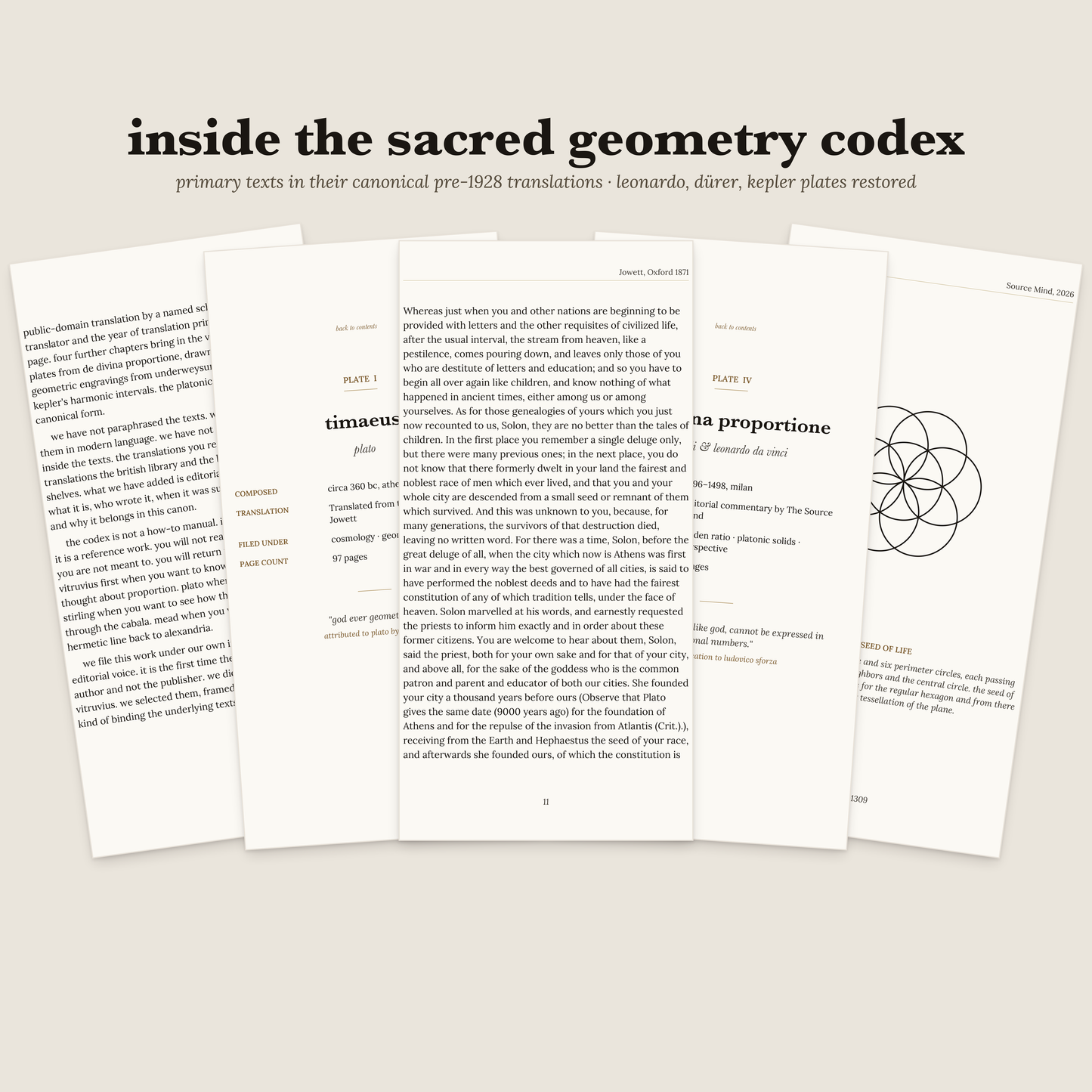 The Sacred Geometry Codex