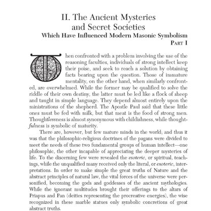 The Secret Teachings of All Ages