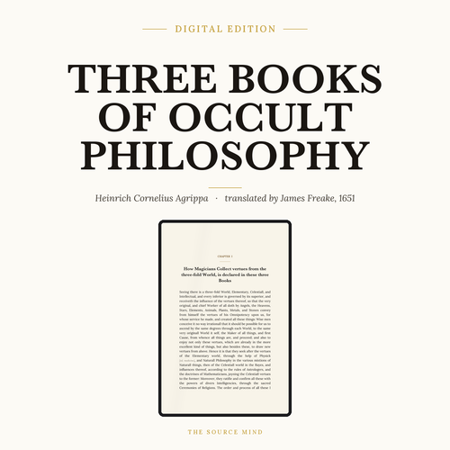 The Three Books of Occult Philosophy - Digital (PDF + Kindle)