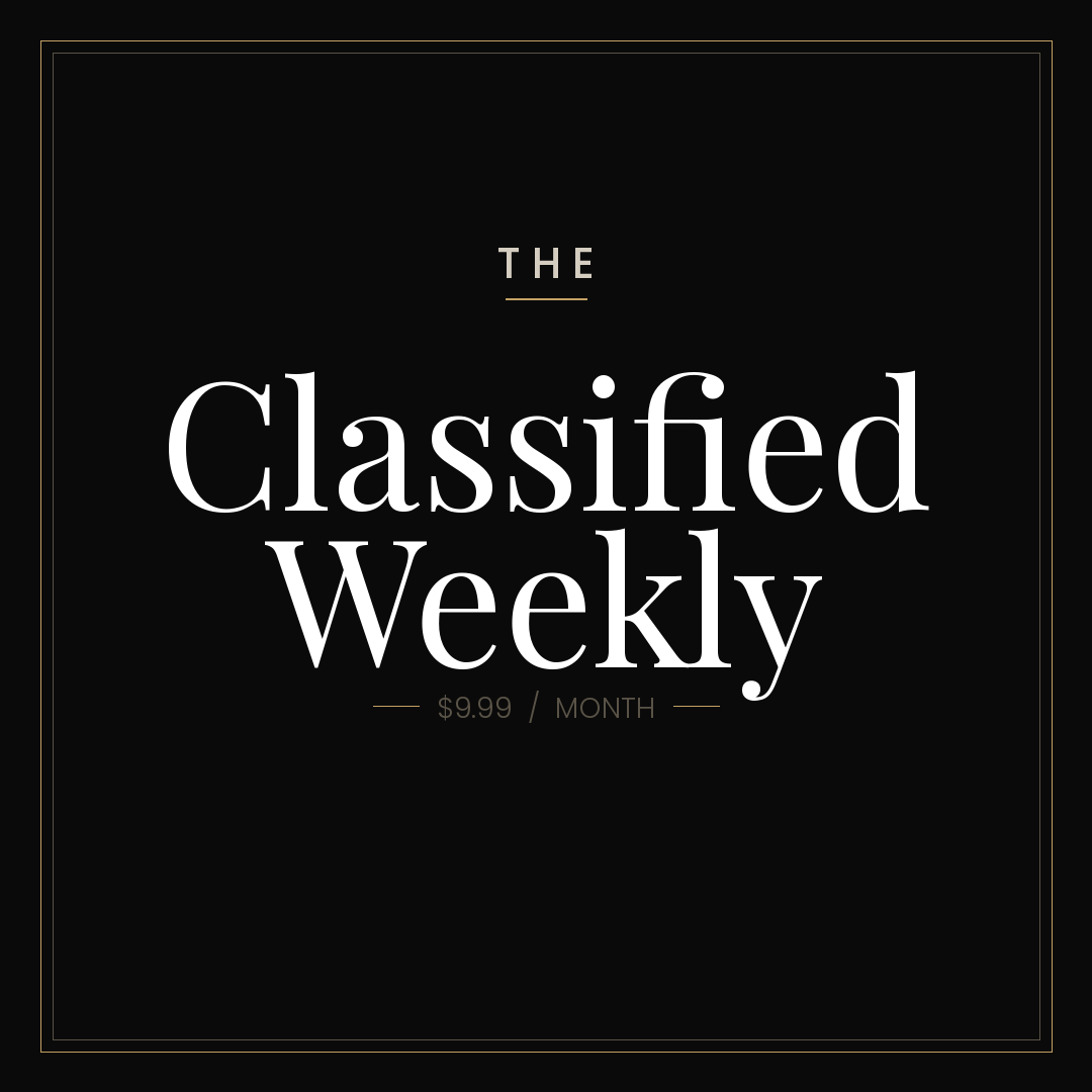 The Classified Weekly
